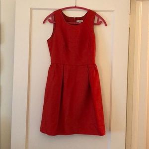 J crew red dress